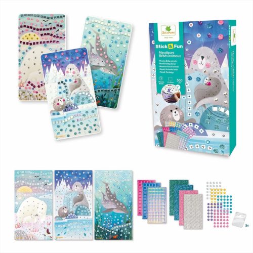 Sycomore Stick'n Fun mozaikkép készítés - mama és bébi állatok