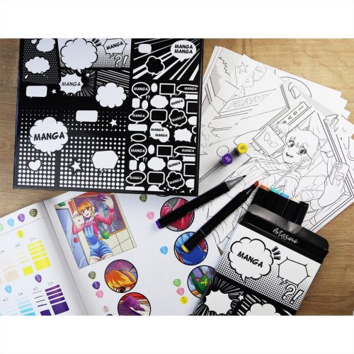 Sycomore Artissimo manga színező - lány hősök