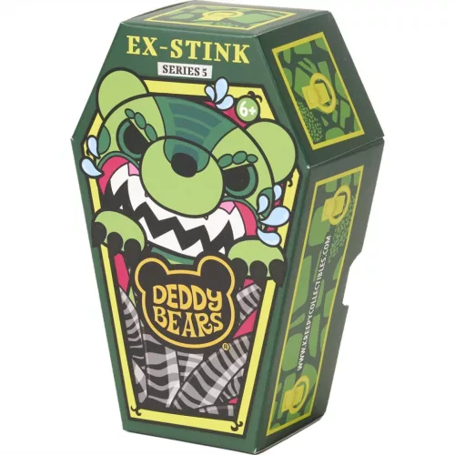 Deddy Bears plüss koporsóban, 5. sorozat, 15 cm-es - Ex-Stink