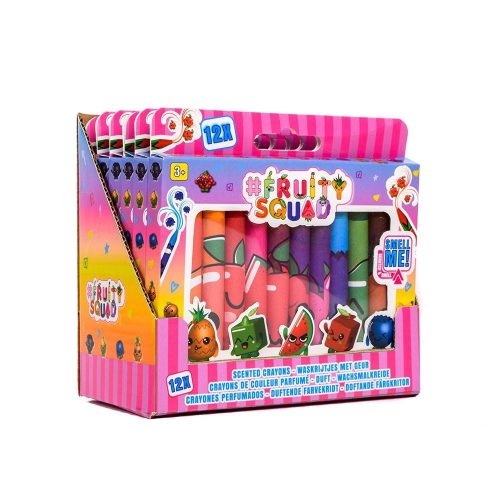 Canenco FruitySquad Illatos zsírkréták, 12 db