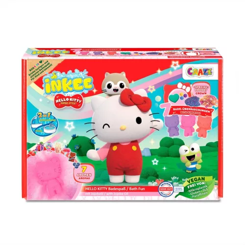 Craze Inkee Vegán fürdő nagy szett - Hello Kitty