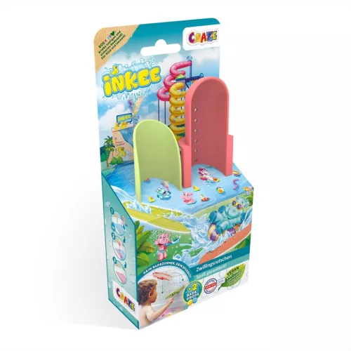 Craze Inkee Vegán fürdőszobai rövid csúszdajáték 2 db tablettával
