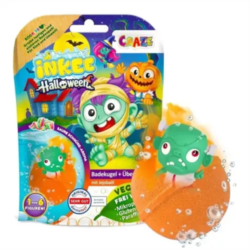 Craze Inkee Vegán fürdőbomba meglepetéssel Halloween - Gyümölcsös gumicukor