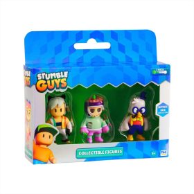 Stumble Guys mini figurák, 3 db, 3. sorozat - többféle
