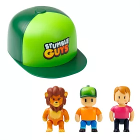 Stumble Guys mini figurák sapkában, 1 db - többféle
