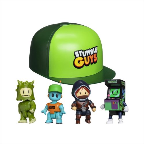 Stumble Guys meglepetés mini akkciófigurák sapkában, 2. sorozat