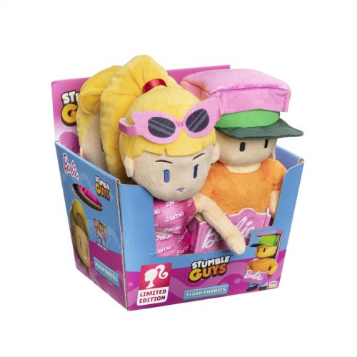 Stumble Guys x Barbie plüss figura, 20 cm - 4 féle