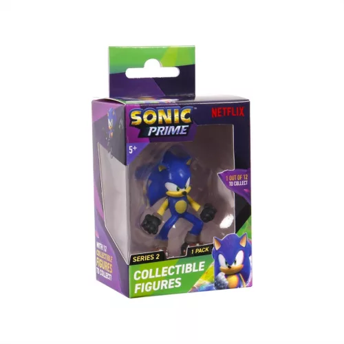 Sonic mini figura nyitott dobozban, 2. széria - többféle