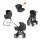 Inglesina Aptica XT Darwin Recline Evo 4in1 Magnet Grey multifunkciós babakocsi