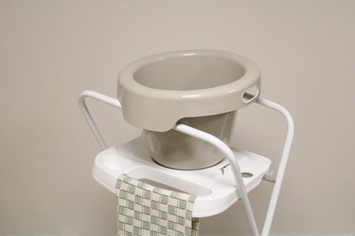 Bébé-Jou Click fém állvány kádra 98 cm - Chalk Brown/Farm Friends