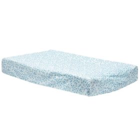   Bébé-Jou Muszlin huzat kis pelenkázó lapra 75x45 cm - Leopard Blue