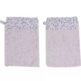  Bébé-Jou Frottír fürdő törlőkendő szett Fabulous Zebra 2db