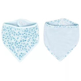 Bébé-jou Bandana nyálkendő 2 db - Leopard Blue