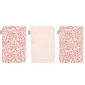   Bébé-Jou Muszlin törlőkendő bambusszal 3db - Leopard Pink