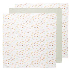   Bébé-Jou Muszlin pelenka bambuszal 70 × 70 cm 3 db - Rainbow Sky