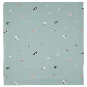 Bébé-Jou Muszlin pelenka 110x110 cm - Ocean Vibes