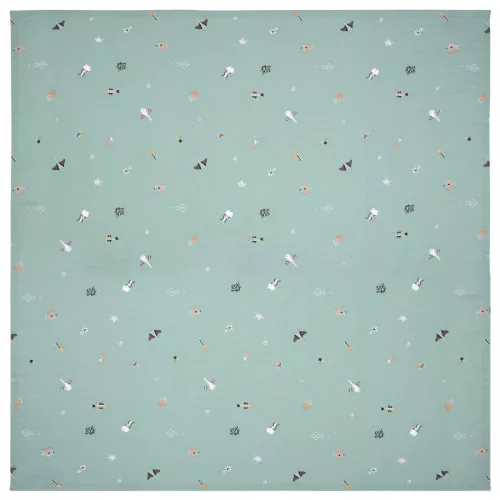 Bébé-Jou Muszlin pelenka 110x110 cm - Ocean Vibes