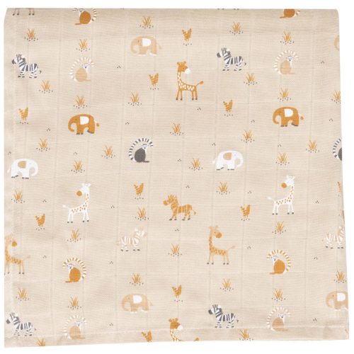 Bébé-Jou Muszlin pelenka 110x110 cm Steppe