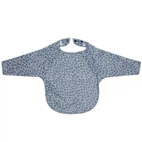 Bébé-Jou Hosszú ujjú előke - Leopard Blue
