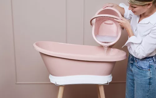 Bébé-Jou Pelenkatartó vödör fedéllel - Pale Pink