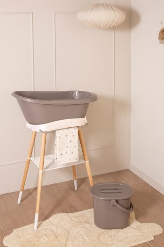 Bébé-Jou Pelenkatartó vödör fedéllel - Chalk Brown