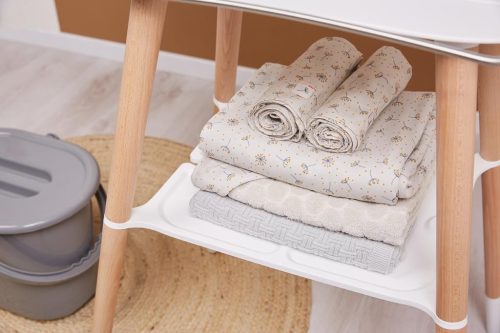 Bébé-Jou Sense babakád állvány - Chalk Brown/Farm Friends