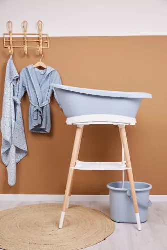 Bébé-jou Sense 7 részes fürdető szett textil kosárral -  Celestial Blue