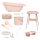 Bébé-Jou Digitális fürdétö szett Sense Plus 8 részes Pale Pink