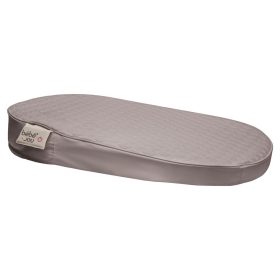   Fűtött steppelt pelenkázólap Quilted Waves hullámok, Chalk Brown