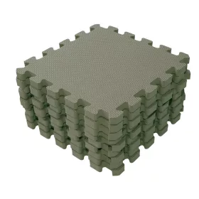   BabyDan Puzzle habszivacs játszószőnyeg 90x90 cm - Light Grey