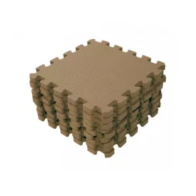 BabyDan Puzzle habszivacs játszószőnyeg 90x90 cm - Brown