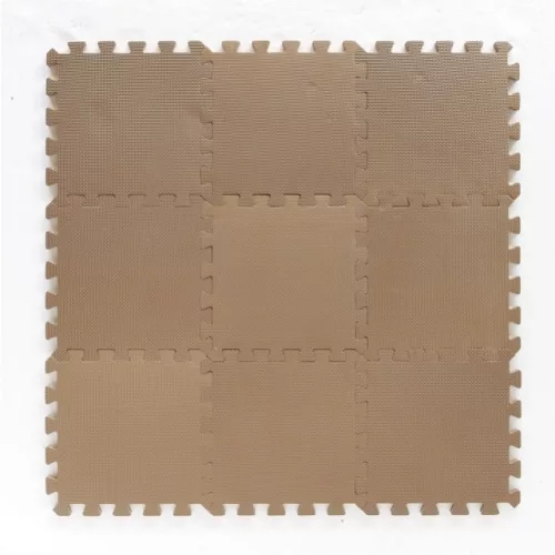 BabyDan Puzzle habszivacs játszószőnyeg 90x90 cm - Brown