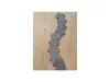 BabyDan Puzzle kerek habszivacs játszószőnyeg 110 cm - Grey