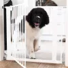 DogSpace Lassie nyomás rögzítő kapu rács kutyáknak 73-80cm - fehér