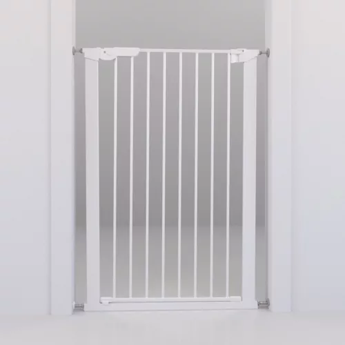 DogSpace Bonie extra magas kutya korlát 105 cm fém - fehér