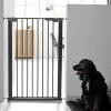 DogSpace Bonie extra magas kutya korlát 105 cm fém - fekete