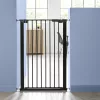 DogSpace Bonie extra magas kutya korlát 105 cm fém - fekete