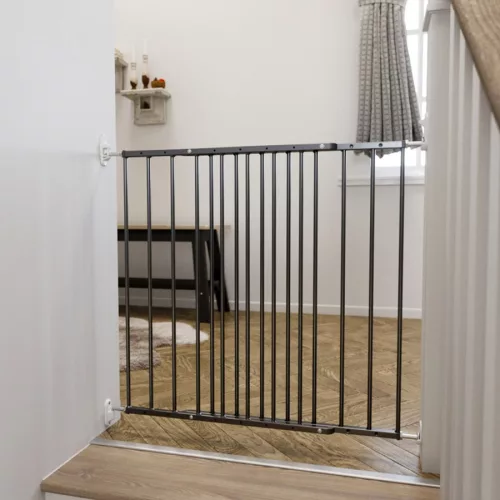 DogSpace Lucky toldalék kapu - metál fekete