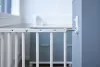 DogSpace Charlie extra magas kapu 62-107cm csavarozható - fehér fém