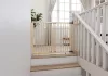 BabyDan Adjust Pro Stair Gate Baluster Edition magas biztonsági rács fa 74,5-114 cm, m.81cm