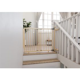   BabyDan Adjust Pro Stair Gate Baluster Edition magas biztonsági rács fa 74,5-114 cm, m.81cm