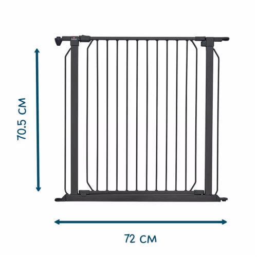 BabyDan Ajtónyitós modul CombiFit/Carl rácsokhoz 72 cm - fekete