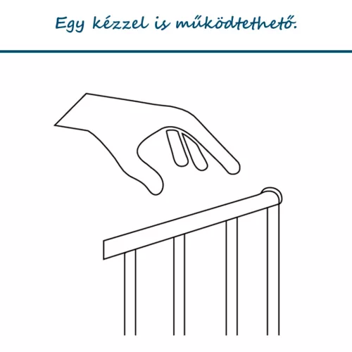 BabyDan Univerzális térkorlát Carl Wide - fekete