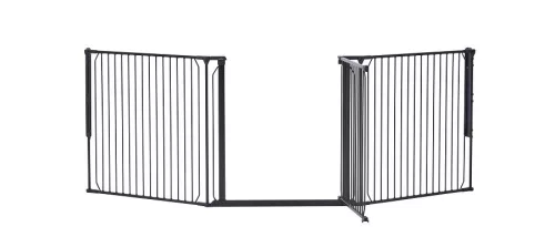 BabyDan Univerzális térkorlát Carl X Wide - fekete