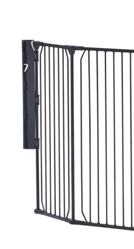 BabyDan Univerzális térkorlát Carl X Wide - fekete