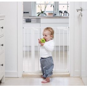 Baby Dan Danamic védőrács 2 toldattal 74-80 cm - fehér