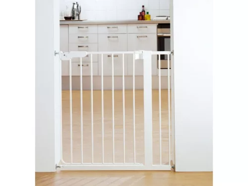 Baby Dan Danamic védőrács 2 toldattal 74-80 cm - fehér