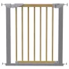 BabyDan Avantgarde biztonsági ajtórács, 71-78 cm, ezüst/fa