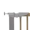 BabyDan Avantgarde biztonsági ajtórács, 71-78 cm, ezüst/fa