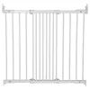 BabyDan Flexi Fit fehér fém biztonsági ajtórács, csavaros, 67-105,5 cm